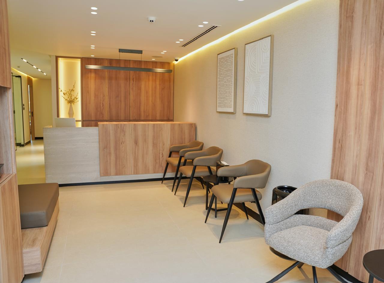 Reception and waiting area